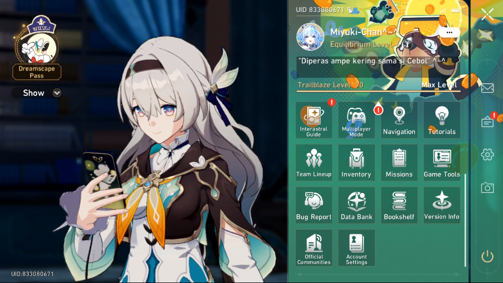Akun EndGame Honkai Star Rail